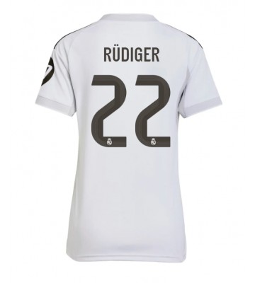 Real Madrid Antonio Rudiger #22 Hjemmebanetrøje Dame 2025-26 Kortærmet